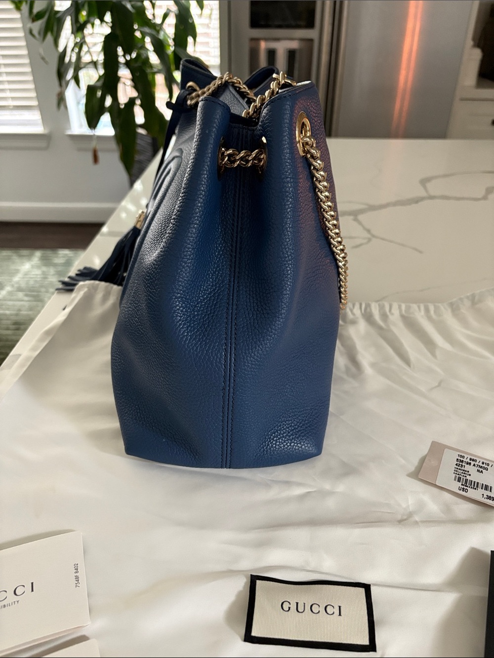 Gucci Soho Disco Shoulder Bag - Blue - Picture 6 of 16